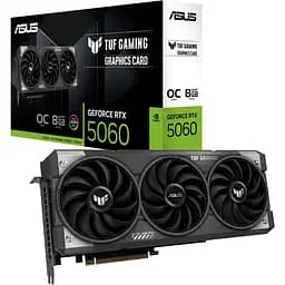 Відеокарта Asus TUF Gaming GeForce RTX 5060 8GB OC Edition (TUF-RTX5060-O8G-GAMING) UA [153783]