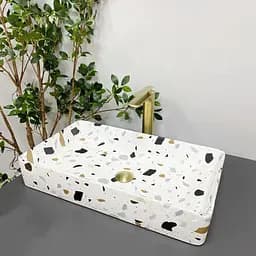 Умивальник VBI Triest terazzo glossy накладний VBI-012706, Цветной