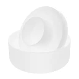 Форма для виготовлення твердого та м'якого сиру з поршнем важка Ø 22 см на 2.3 кг сиру, Kitchette Білий 85132