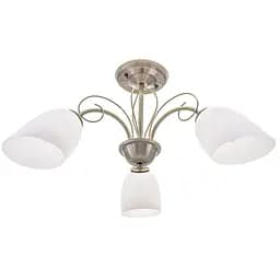 Люстра стельова Brille класична в зал E27 60W WH (LK-572C/3)