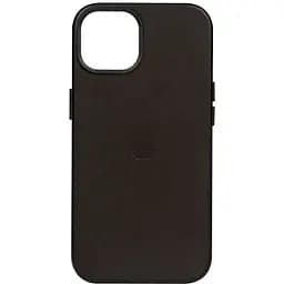 Чохол Leather Case для Apple iPhone 14 Plus Midnight