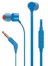 Наушники JBL T110 In-ear Mic Blue (JBLT110BLU)