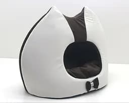 Будка для котів та собак Zoo-hunt Містик-котик №2 36х46х46 см коричнева (ZH2414-1)