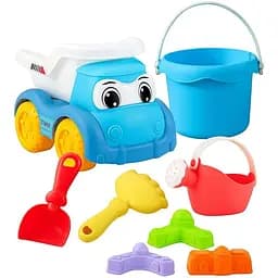 Песочный набор W 218-62 игрушечный самосвал и аксессуары для игры в песке.