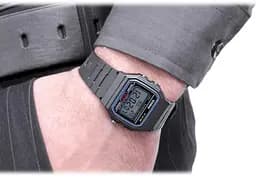 Чоловічі кварцові наручні годинники Casio оригінал Японія Collection F-91W-1YEG - мініатюра 4