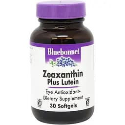 Натуральна добавка Bluebonnet Nutrition Zeaxanthin plus Lutein 30 капсул