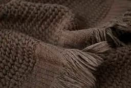 Рушник Lotus Home - Rius dark brown темно-коричневий 90x170 - мініатюра 4