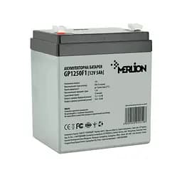 Аккумуляторная батарея Merlion AGM 12V 5Ah White/Black (GP1250F1)