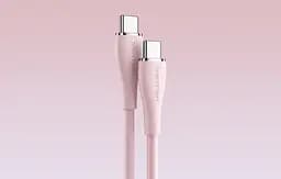 Кабель Vention USB 2.0 C Male to C Male 5A Cable 1 мpink Silicone Type (TAWPF) - мініатюра 3