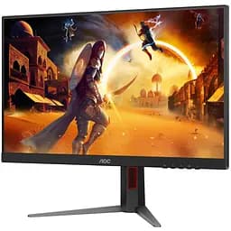 Монітор TFT 27" AOC 27G4HA, Fast IPS, 200Гц, 2хHDMI, DP, HAS, Pivot, кол., чорно-червоний (27G4HA) - мініатюра 8