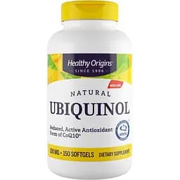 Убіхінол натуральний Healthy Origins Ubiquinol 100 мг 150 капсул