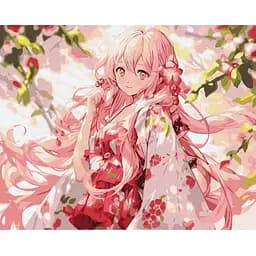 Картина за номерами Ideyka У квітучому саду 40x50 см (KHO8383)