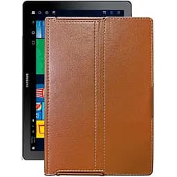 Чехол StatusCASE из экокожи для планшета Samsung Galaxy Book 2 (sm-w737v) Коричневый