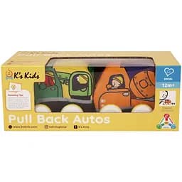 Игрушечный набор Ks Kids Машинки pull-back бетономешалка и эвакуатор (KA10836-GB)