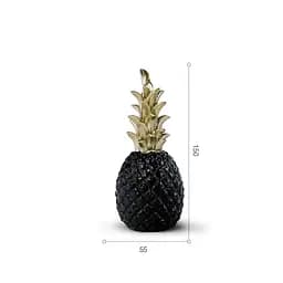 Статуетка декоративна МВМ My Home Ананас чорна (DH-ST-12 BLACK) - мініатюра 4