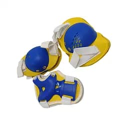 Комплект захисний дитячий MS 0032-2(Yellow) наколінники, налокітники, зап'ястя