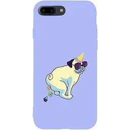 Чохол-накладка Toto Matt TPU 2 mm Print Case Apple iPhone 7 Plus/8 Plus #77 Kakedog Light Purple