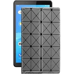 Чохол StatusCASE з екошкіри для планшету Lenovo Tab M7 TB-7305X Сірий ромб