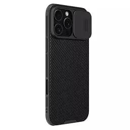 Карбонова накладка Nillkin CamShield Pro для Apple iPhone 16 Pro Max (6.9) Black - мініатюра 3