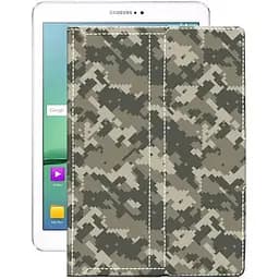 Чехол StatusCASE из экокожи для планшета Samsung Galaxy Tab S2 9.7 2016 (T819) Хаки-зеленый