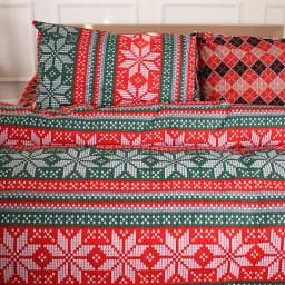 Підковдра MirSon Ranforce Elite 17-0659 Christmas 110 x 140 см червоно-зелена (2200009612961) - мініатюра 3