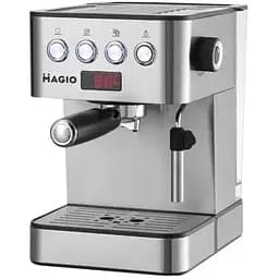 Кавоварка Magio MG-452 еспресо з трубкою-капучинатором 850 Вт металік