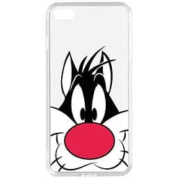 Чехол-накладка Toto Acrylic+TPU Print Case Apple iPhone 7/8/SE 2020 #11 Cat Nose Transparent