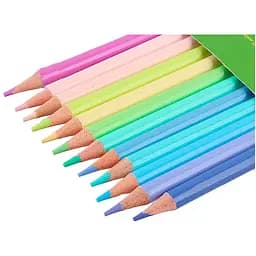 Олівці кольорові ZiBi Pastel Кids Line 12 шт. (ZB.2470) - мініатюра 2