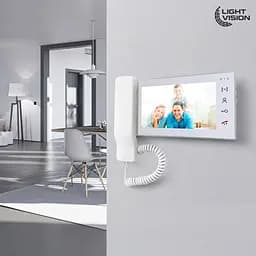 Відеодомофон 7" FHD Light Vision SEOUL з трубкою (82-00232) - мініатюра 7
