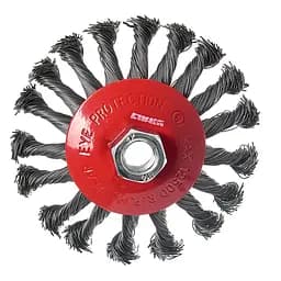 Щітка конічна Vitals сталева 115 мм М14, 0.5 мм (174514)