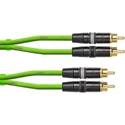 Коммутационный аудио кабель Cordial 2xRCA-2xRCA 1.5м CEON DJ RCA 1.5 G