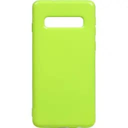 Чохол-накладка Toto Mirror TPU 2 mm Case Samsung Galaxy S10 Green
