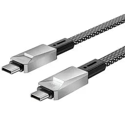 Дата кабель WIWU C078 Type-C to Type-C 100W 1 м Silver - мініатюра 4