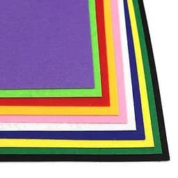 Фетрові листи для рукоділля на клейовій основі Bambi HQK170-MIX 1,2 мм, A4