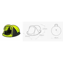 Автоматичний намет zaofeng camping tent - мініатюра 5