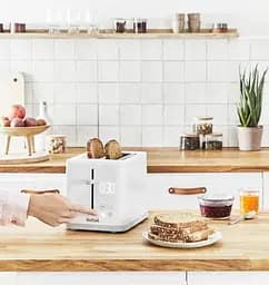Тостер Tefal SENSE 850Вт пластик+нерж LED дисплей білий - мініатюра 8