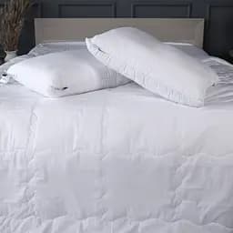 Літній постільний комплект MirSon Line Satin Light Pro Snow White Eco-Soft King Size (2200010972818) - мініатюра 2