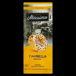 Донат Maestro Massimo с банановым кремом 300 г (6 шт. х 50 г)