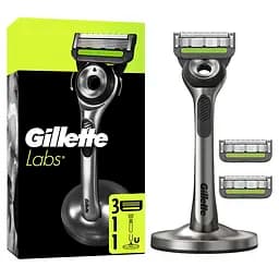 Станок для гоління чоловічий Gillette Labs з 3 змінними картриджами