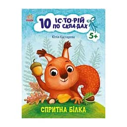 Книги для дошкольников «Ловкая белка» 271028, 10 историй по складам