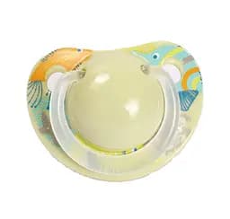 Пустушка силіконова Lindo, анатомічна, 6-12 міс., зелений (LI 407/6-12зел)