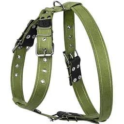 Шлейка Collar Брезент для крупных собак №2 хлопковая тесьма (ширина 35мм, А:68-91см, В:85-97см)