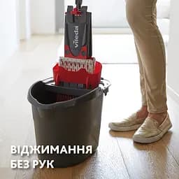 Набір для прибирання Vileda Ultramax Швабра та відро з віджимом (4023103143890) - мініатюра 6