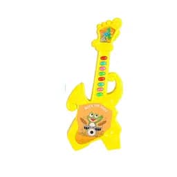 Іграшкова гітара 1011 B-2 — 2 музичні режими, 8 кнопок, на батарейках, жовта
