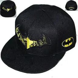 Кепка бейсболка Бэтмен Batman лого черная вышивка BN