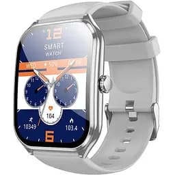 Смарт-годинник Hoco Y28 Amoled 49mm, 200 mAh, IP67 Smart sports watch (call version) Silver (6942007648486)