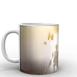 Кухоль GeekLand Зіркові війни Мандалорець постер Star Wars The Mandalorian TM.04.03 330 мл білий