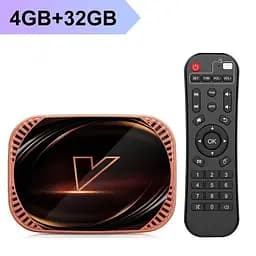 Vontar X4 4/32Gb Amlogic S905X4 Android 11.0, смарт ТВ 8K HDR приставка Android SmartTV Box, медіа плеєр, YouTube та фільми без реклами, налаштування Android TV у подарунок