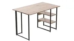 Комп'ютерний стіл Ferrum-decor Кевін 75x120x60 чорний ДСП Дуб Сан-Марино 32мм (FRD-103807)