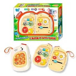 Телефончик WToys, звук на украинском, песни, скороговорки, загадки (в ассортименте)